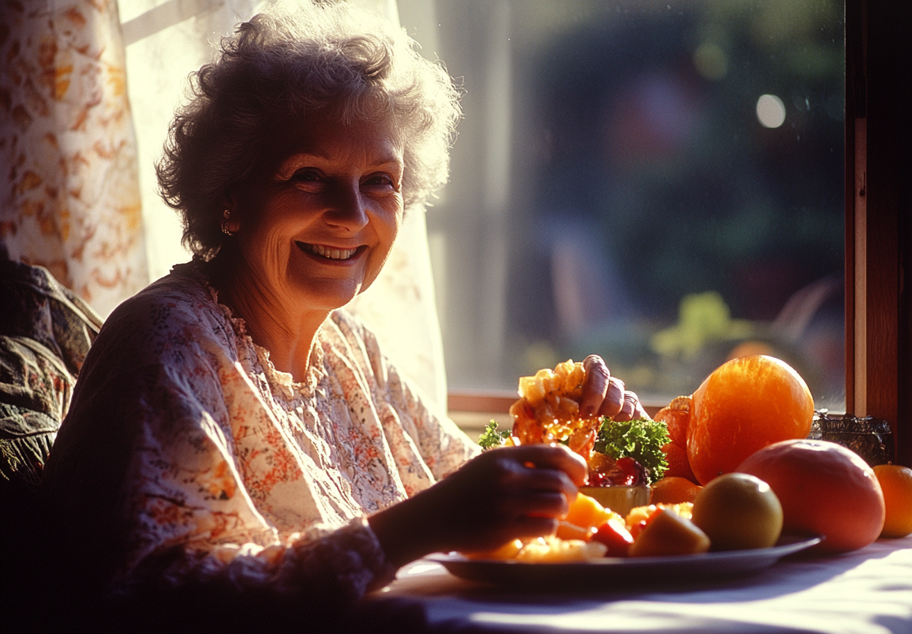 Колаж зі старих фотографій з сімейними рецептами